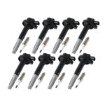 Moonmini bobine dallumage 8pcs + bougie dallumage iridium or 8pcs pour ford f - 150 mustang v8 5. 0l ...