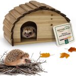 Moorland abris pour hrissons en bois fsc 3521 cm ? maison herisson extrieur prt  l?emploi tanche ...