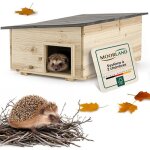 Moorland abris pour hrissons en bois fsc 5438 cm ? maison herisson extrieur spacieux & rsistant ? ...