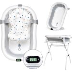 Moovkee. baignoire bebe avec support 80cm - baignoire bebe sur pied - securisee et confortable bassine ...