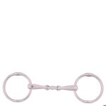 Mors double brisures pour cheval releveur massif inox br equitation - 135 cm