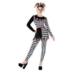 Morph costume arlequin femme dguisement clown jester tenue halloween soires s