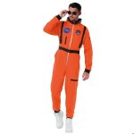 Morph costume astronaute orange tenue spatiale homme femme d�guisement f�te amusant s