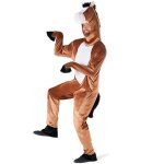 Morph costume cheval animal dguisement cowboy fte halloween costume enterrement vie de garon homme ...