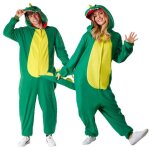 Morph costume dinosaure pyjama animal halloween adulte unisexe m