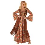 Morph costume hippie femme dguisement annes 70 tenue rtro vintage soire halloween s