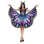 Morph costume papillon femme ailes papillon halloween accessoires �l�gants papillon s