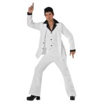Morph costume pattes d�l�phant blanc ann�es 70 tenue disco r�tro pour f�tes et �v�nements 3xl