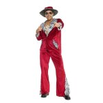 Morph costume pimp rouge homme déguisement années 70 tenue vegas costume halloween xl Morph costume pimp rouge homme déguisement années 70 tenue vegas costume halloween xl
