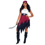 Morph costume pirate femme robe pirate halloween dguisement pirate amusant l