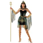 Morph costume reine cloptre gyptienne dguisement halloween femme robe accessoires xl