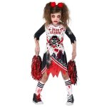 Morph dguisement fille zombie costume pom pom girl tenue halloween enfant zombie