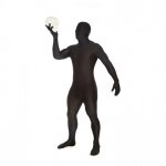 Morphsuits combinaison int�grale noire costume zentai id�al pour f�tes et �v�nements xxl