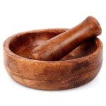 Mortier à épices - bois de palétuvier - 15 cm - résistant à lhumidité - utilisation polyvalente - robuste ... Mortier à épices - bois de palétuvier - 15 cm - résistant à lhumidité - utilisation polyvalente - robuste ...