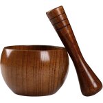 Mortier et pilon en bois dolivier ensemble mortier et pilon pilon et mortier en bois rétro Mortier et pilon en bois dolivier ensemble mortier et pilon pilon et mortier en bois rétro