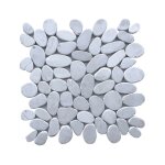 Mosaïque galet scié en marbre blanc - revêtement de sol carrelage vendu par filet de 30 x 30 x 08 cm ... Mosaïque galet scié en marbre blanc - revêtement de sol carrelage vendu par filet de 30 x 30 x 08 cm ...