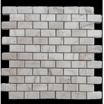 Mosaque murale en marbre aiguis dolomie - carrelage luxueux pour sols et murs (305x33x1 cm)