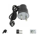 Moteur de r�tissoire �lectrique barbecue 230v noir aluminium - 2 tr / min c�ble 15 m