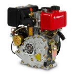 Moteur thermique 42 cv - eberth - diesel - moteur de kart - arbre 20 mm  - dmarreur lectrique - batterie ...