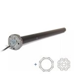 Moteur volet radio de secours avosdim - diam. 45mm - 50 n. m - avec adaptations axe octo60