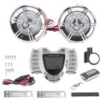 Moto audio haut - parleurs st�r�o sans fil bluetooth lecteur mp3 �tanche fm audio pour moteur scooter ...