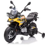 Moto lectrique enfants 12v - bmw f850 gs - 3  6 ans - jaune