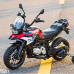 Moto lectrique enfants 12v - bmw f850 gs - 3  6 ans - rouge