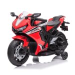 Honda cbr1000 rr moto �lectrique 12v enfants rouge - licence officielle led & sons roulettes 2 - 5 ans ...