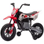 Moto �lectrique pour enfant moto cross pour enfants de 3 � 6 ans 2 moteurs 12v vitesse max. 5 km / h ...