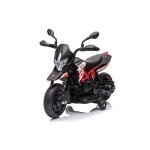 Moto enfant aprilia dorsoduro 6v rouge - moto �lectique pour enfant avec batterie rechargeable