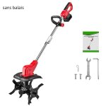 Motobineuse sans balais mini - motoculteur cultivateur largeur de travail de 20 cm compatible batterie ...