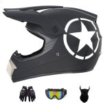 Motocross casque cross adulte accessoire moto cross avec goggle / gants moto / masque casques moto cross ...