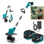 Motoculteur électrique sans fil machine à labourer manche télescopique - yofidra - 2x 3ah batteries Motoculteur électrique sans fil machine à labourer manche télescopique - yofidra - 2x 3ah batteries