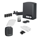 Motorisation connect�e pour portail coulissant orea 550 - avidsen - avec un digicode sans fil