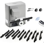 Motorisation portail coulissant 220v capacit 600kg 12m moteur portail coulissant lectrique automatique ...