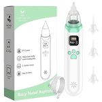 Mouche bebe electrique rechargeable 3 embouts rutilisables aspirateur nasal bebe