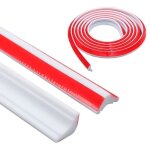 Moulage flexible en triangles auto - adh�sif 27x20mm bandes de calfeutrage 4m pour moulure plafond pour ...