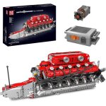 Mould king 10169 blocs de construction moteur lamborghini v12 (entranement par moteur lectrique) 3472 ...