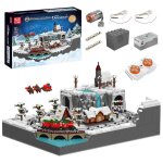 Mould king 12029 bloc de noël électrique train de noël wonderland modèle assemblé voiture bloc jouet ... Mould king 12029 bloc de noël électrique train de noël wonderland modèle assemblé voiture bloc jouet ...