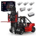 Mould king 17045 tech truck block app et rc control heavy duty chariot lvateur modle de voiture rc ...