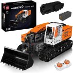 Mould king 17054 schwerlast raupenlader - bulldozer - ferngesteuert - 1423 bauteile