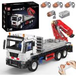 Mould king 17063 blocs de construction camion - grue t�l�command� moc blocs embo�tables 2530 pi�ces