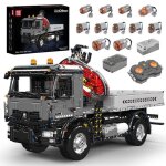 Mould king 19016 technical car jouets le rc camion grue vhicule de transport ensemble de briques de ...