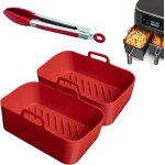 Moule air fryerplat air fryer pour ninja foodiair fryer accessoires dual zoneaccessoire air fryermoule ...