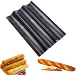 Moule baguette plateau  baguette moulle baguette four moule  pain noir avec revtement antiadhsif ...