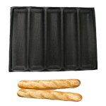 Moule baguette en silicone - moule pain perfor antiadhsif moule hot - dog tapis de cuisson label Moule baguette en silicone - moule pain perfor antiadhsif moule hot - dog tapis de cuisson label