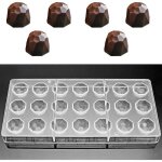 Moule � chocolat - kzq - lot de 2 - plastique rigide - design cr�atif - compatible lave - vaisselle