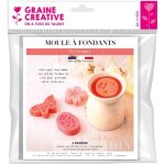 Moules  fondant pour bougie - printemps - 4 pcs - blanc - adulte - thme printemps