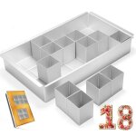 Moule  gteau - non spcifi - grand rectangulaire - aluminium - 295x170x54mm - lger et solide