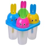 Moules à glace - non spécifié - lot de 4 - forme de lapin - réutilisables - démoulage facile Moules à glace - non spécifié - lot de 4 - forme de lapin - réutilisables - démoulage facile